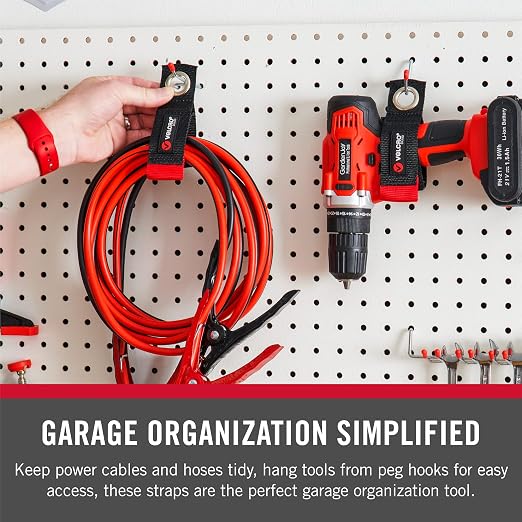 VELCRO Brand Extension Cord Organizer Holder. Heavy Duty Straps - Image 3