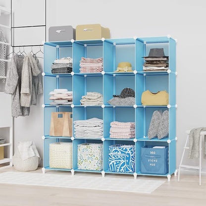 HOMIDEC Cube Storage Organizer 16-Cube Closet Organizer, Portable Closet - Image 2