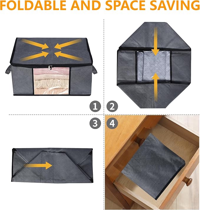 2 Pack Clothes Organizer Storage Bags - Image 8