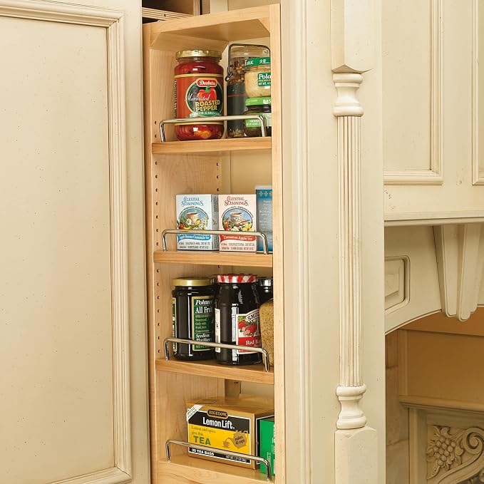 Rev-A-Shelf 6" W x 36" H Pull Out Quad Shelf Organizer - Image 2
