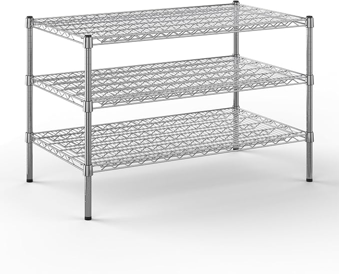 24" Deep x 42" Wide x 27" Height Wire Shelving Kit | 3-Tier | NSF Commercial by Regal+Altair