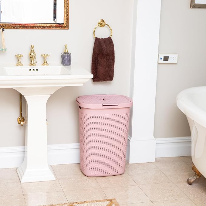 Mind Reader Slim Laundry Hamper - Image 6