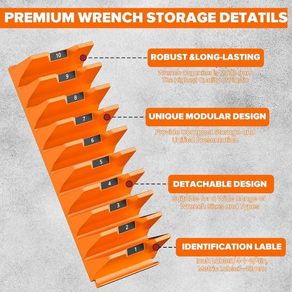 40PCS Modular Wrench Organizer Wrench Holder - Image 6