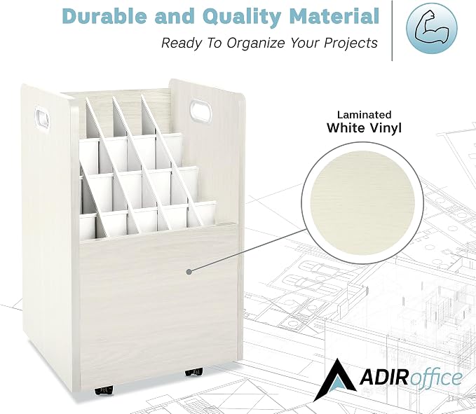 AdirOffice Adir Blue Print Storage Organizer - Image 6