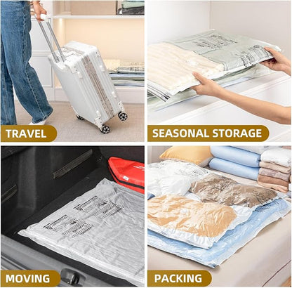 TAILI 4 Pack Vacuum Storage Bags, Jumbo Size, Vacuum Seal Bag - Image 8