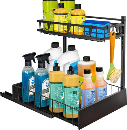 LYNK PROFESSIONAL® Pull Out Under Sink Kitchen Cabinet Organizer - Image 2