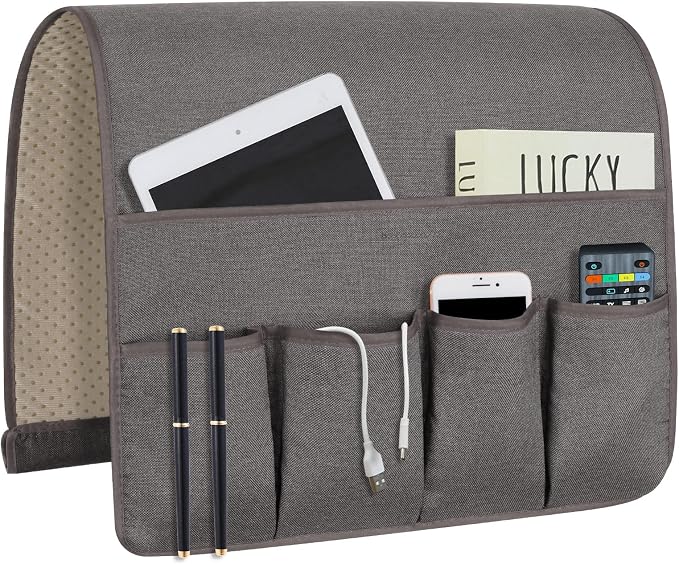 NB Sofa Armrest Organize remote holder bedside caddy organizer by Unknown