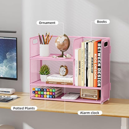 Marbrasse 3-Tier Desk Shelf Organizer - Image 6