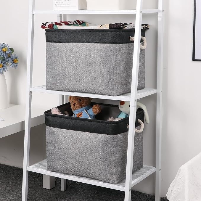 Bidtakay Fabric Storage Baskets - Image 4