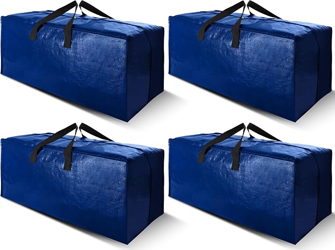 Cosy Family 4 Pack Heavy Duty Extra Large Moving Bags by Cosy+Family