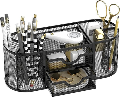 SUPEASY Mesh Desk Organizer, Desk Organizers and Accessories, Pen Holder by SUPEASY