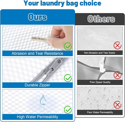 Dntorx 3 PCS Durable Honeycomb Mesh Laundry Bags - Image 8