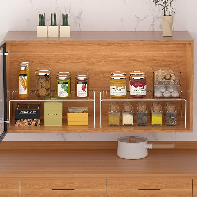 iPEGTOP Kitchen Cabinet Storage Shelf Rack - Image 4