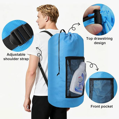 Laundry Bag Backpack Durable Laundry Bag - Image 3