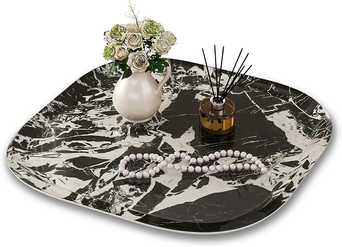 Vanity Decorative Tray, Bathroom Tray Countertop Organizer by SSTBLEV