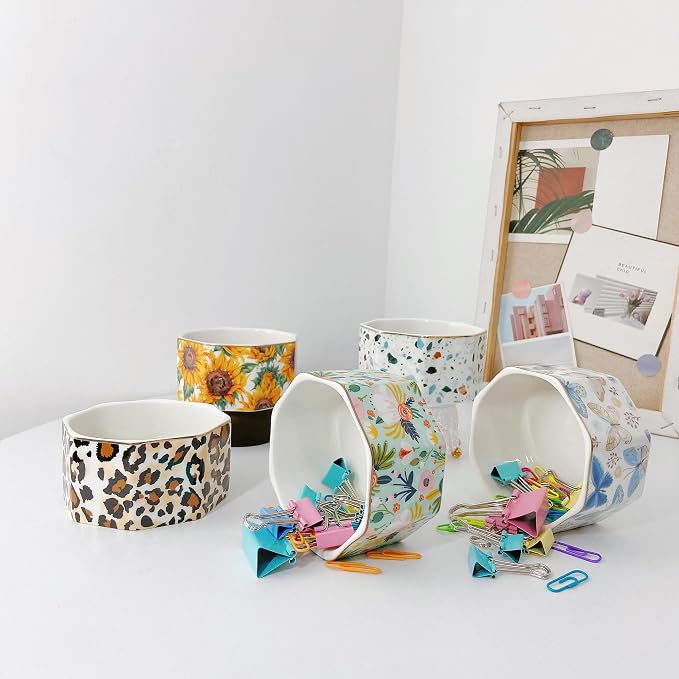 Paper Clip Holder Ceramic Paper Clip Holders Paperclips Holder Dispenser Cute - Image 4