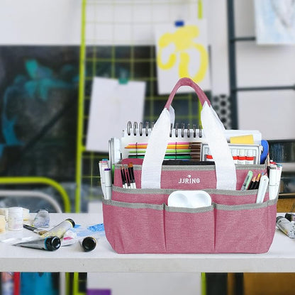 JJRING Craft Organizer Tote Bag, Art Storage Caddy - Image 7