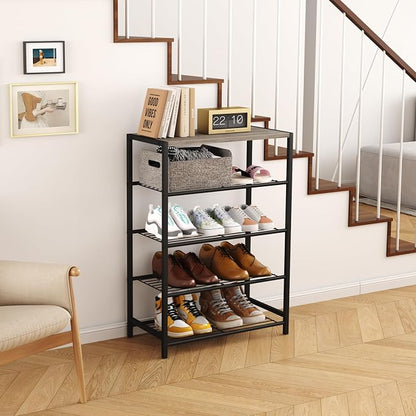 HOMEFORT 5 Tiers Shoe Rack Organizer, Shoe Rack - Image 8