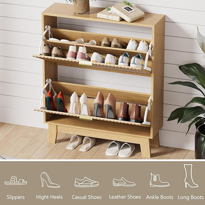 HUANLEGO Shoe Cabinet Storage for Entryway - Image 3