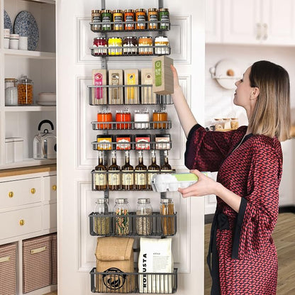 Moforoco Over The Door Pantry Organizer, Pantry Door Organizer Shelves - Image 6