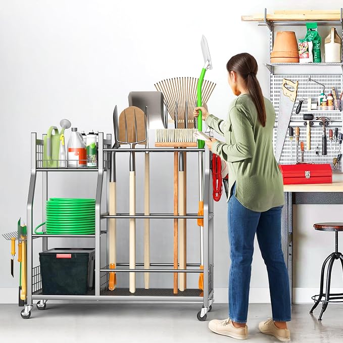 Ultrawall Garden Tool Organizer, Yard Tool Storage Rack - Image 7