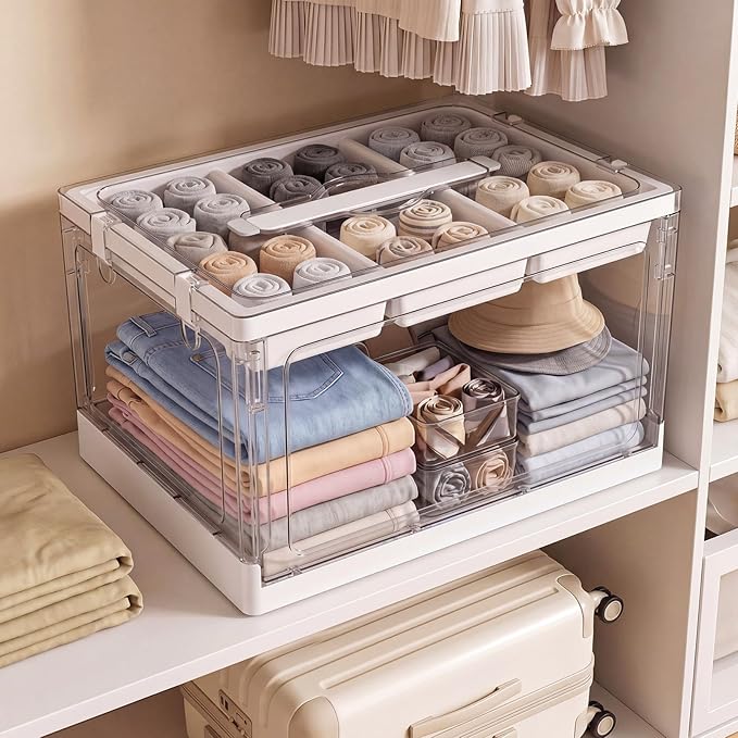24QT 2Packs Clear Craft Organizers and Storage - Image 4
