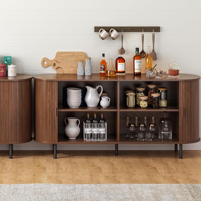 63" Sideboard Buffet Cabinet - Image 8
