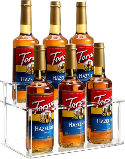 Acrylic Coffee Syrup Rack, Syrup Bottle Holder Stand by Baosia