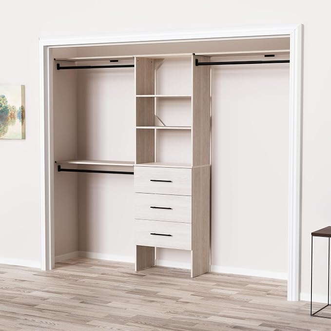 ClosetMaid SuiteSymphony Closet Add-On Accessory, 48-Inch Wide Wood Top Shelf - Image 7