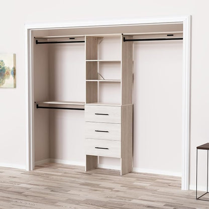 ClosetMaid SuiteSymphony Closet Add-On Accessory, 48-Inch Wide Wood Top Shelf - Image 7