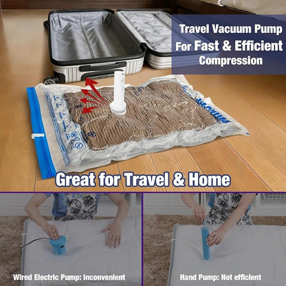 Travel Vacuum Bags with Electric Pump, Vacuum Travel Bags - Image 4