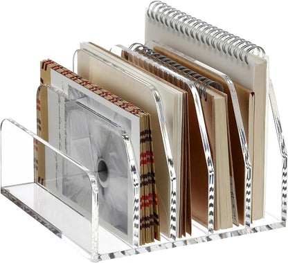 SANRUI Acrylic Desk File Organizer Holder by SANRUI