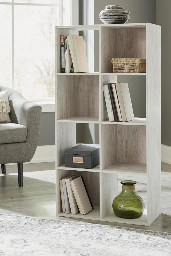 Signature Design by Ashley Paxberry Coastal 8 Cube Storage Organizer or Bookcase - Image 7