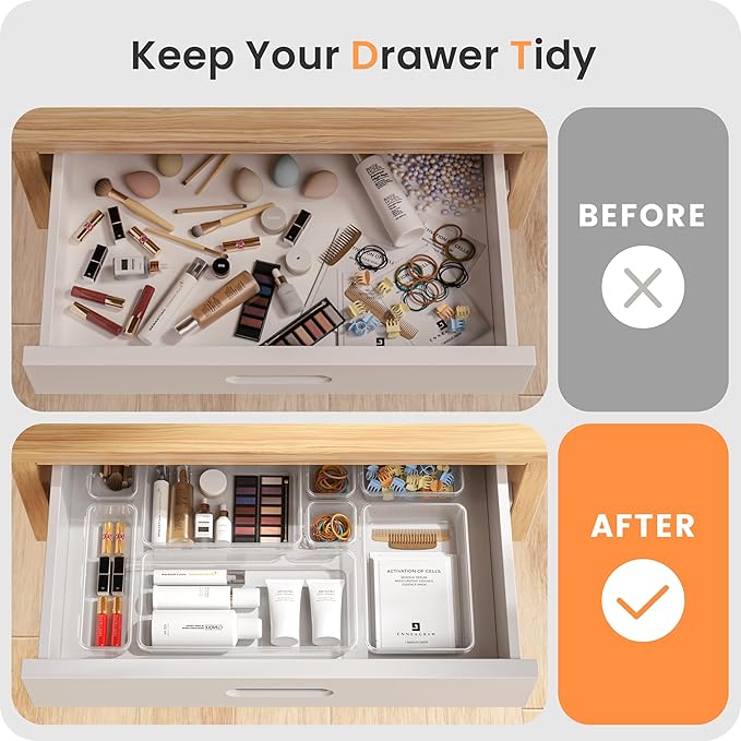 A-LuGei 【Military Grade】 Drawer Organizer, 【】 Makeup organizer - Image 7