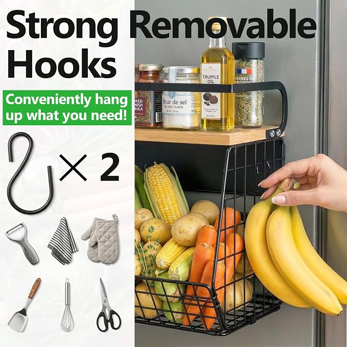 2 Pack Magnetic Spice Storage Rack Organizer - Image 5