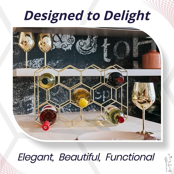 Gusto Nostro Countertop Wine Rack - Image 4