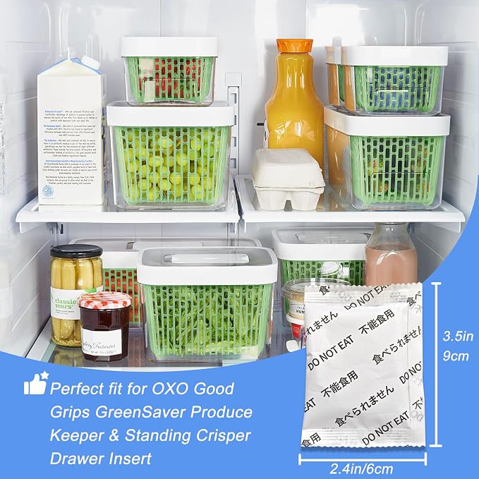10-Pack Replacement Kits for OXO Good Grips GreenSaver Carbon Filter Refills - Image 2