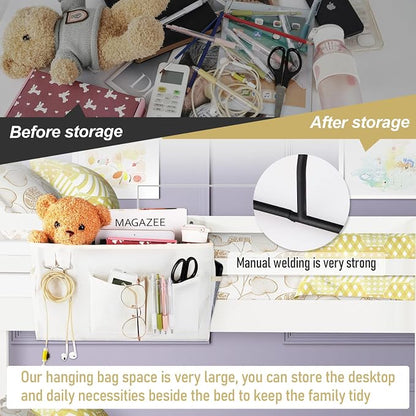 Bedside Caddy Bedside Organizer Hanging Storage Bag - Image 5
