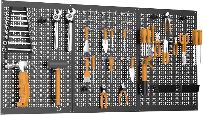 TORACK 3 PCS Metal Pegboard Panels - Image 6