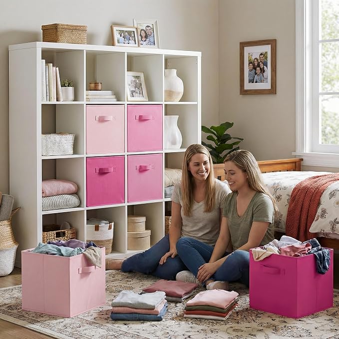 GRANNY SAYS 13x13 Cube Storage Bins, Cube Storage Organizer - Image 3