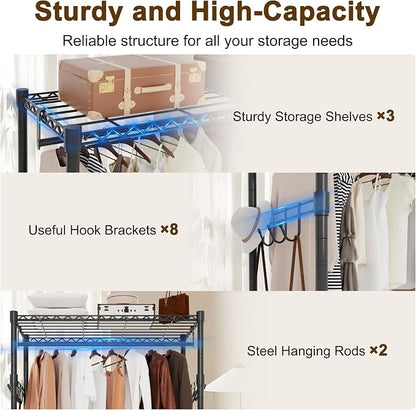 Whitmor Modern Industrial Wardrobe - Image 4