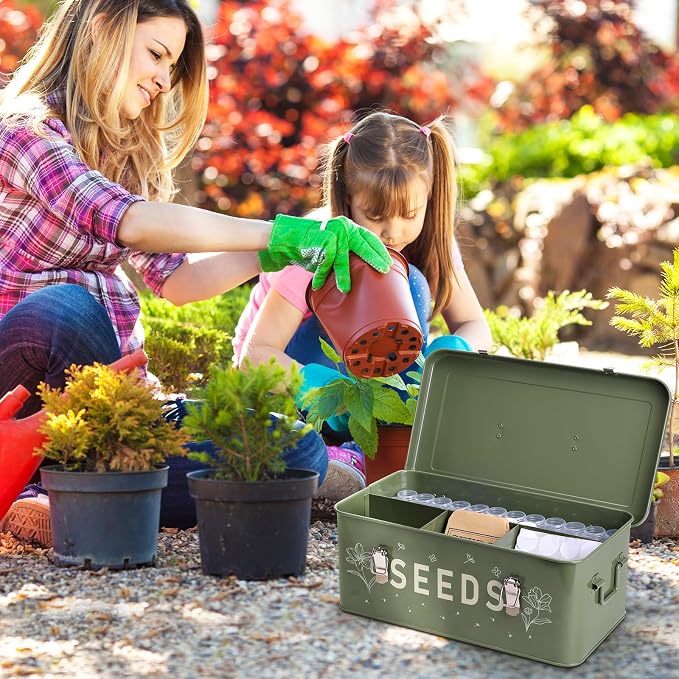 Seed Storage Organizer, Seed Saving Box - Image 6