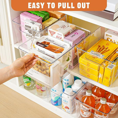 6 Pack Large Clear Plastic Storage Bins, Plastic Containers - Image 4
