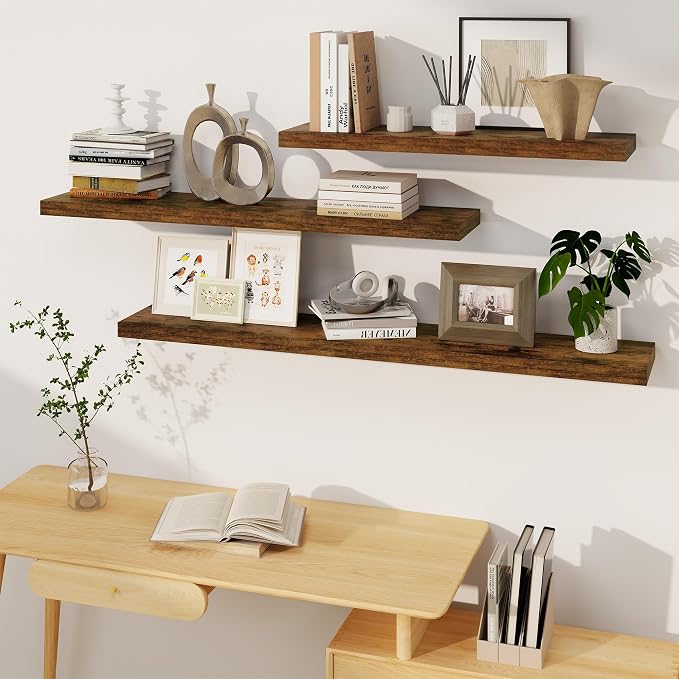 Fun Memories Floating Shelves 55 Inch Long, 8 Deep Floating Shelves - Image 6