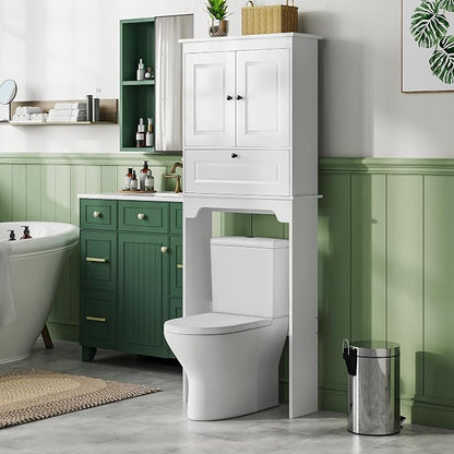 Over The Toilet Storage Cabinet, Freestanding Bathroom Cabinet Over Toilet - Image 8