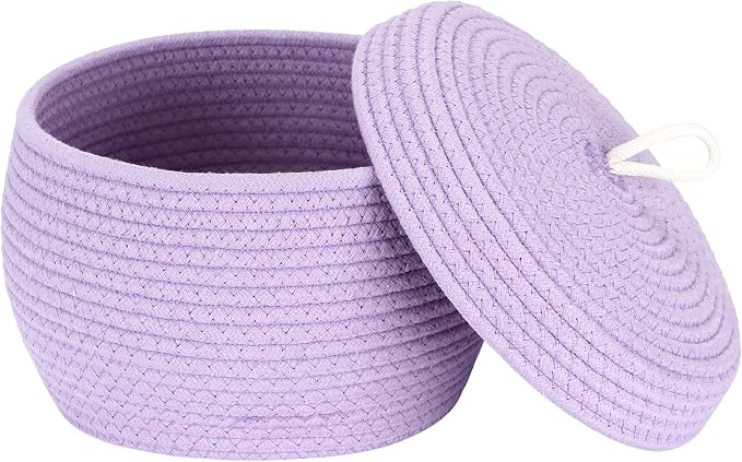 Sea Team Round Cotton Rope Storage Basket by SeaTeam