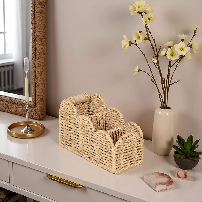 CubesLand Bedside Table Desk Organizer Caddy, Remote Pen&Pencil Holder Cup - Image 7