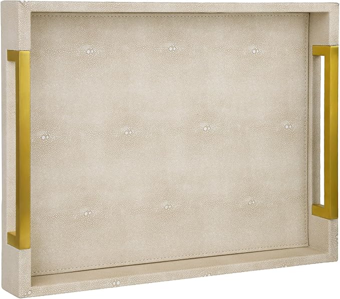 HofferRuffer Faux Leather Serving Tray by HofferRuffer
