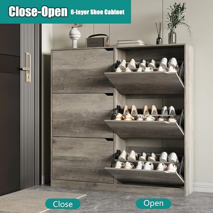 Xixini Shoe Storage Cabinet for Entryway - Image 3