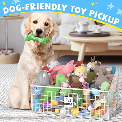 Indestructible Dog Toy basket, Large Toy Box - Image 3